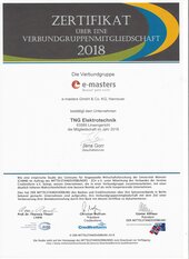 e-masters Verbundgruppenmitgliedschaft 2018